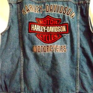 Harley Davidson Denim Vest